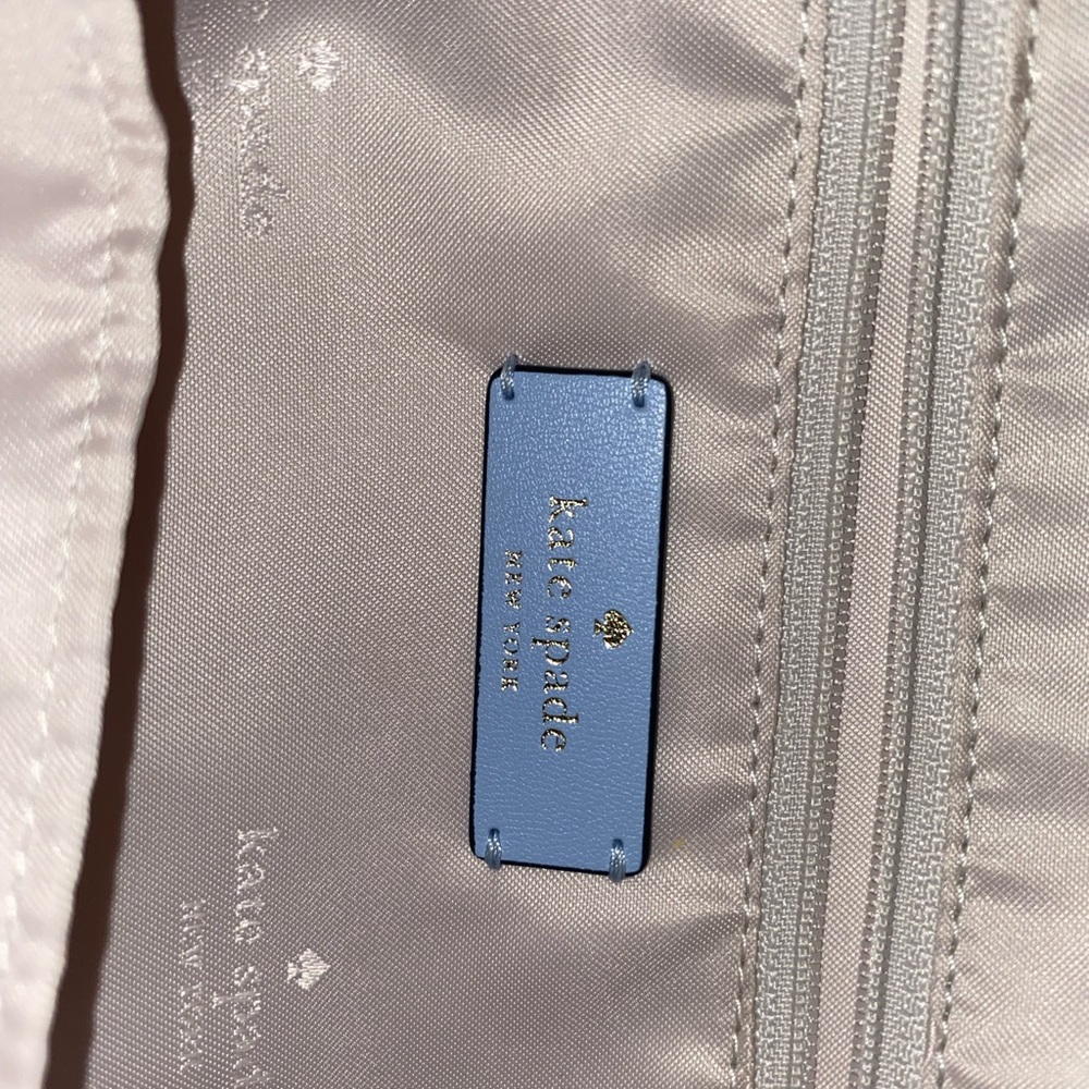 Kate Spade New York  Kitt Nylon Sky Blue Medium Tote Bag - Picture 8 of 9